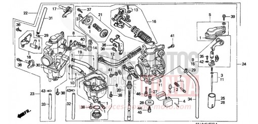 CARBURATEUR (XR250RE/RF) XR250RE de 1984